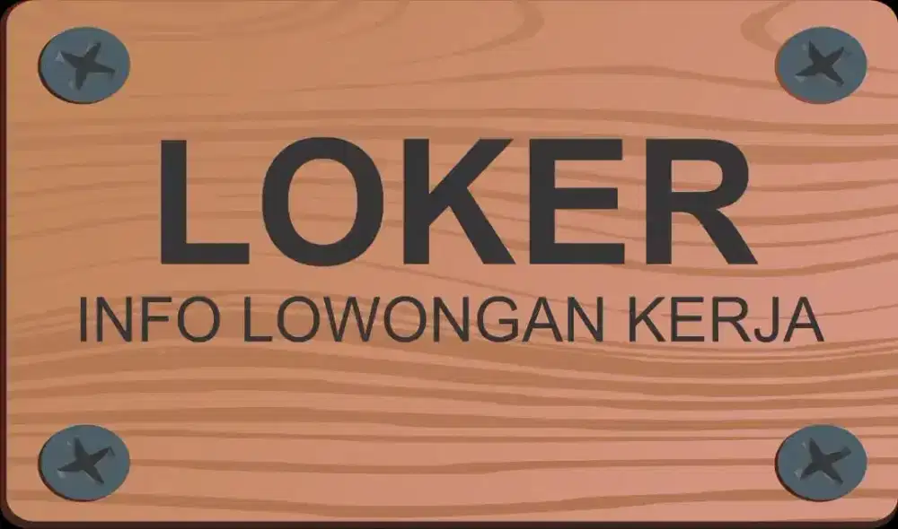 Dibuka Loker khusus pria