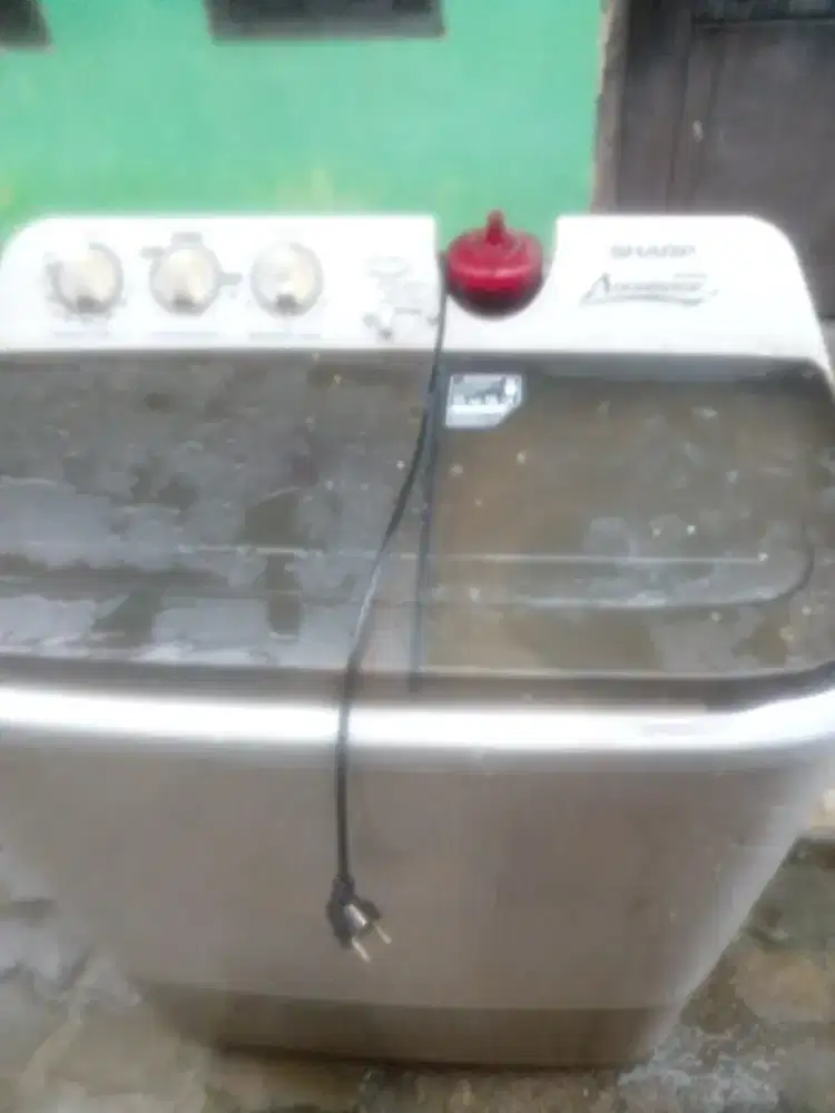 Mesin cuci sharp 9kg noken siap pakai
