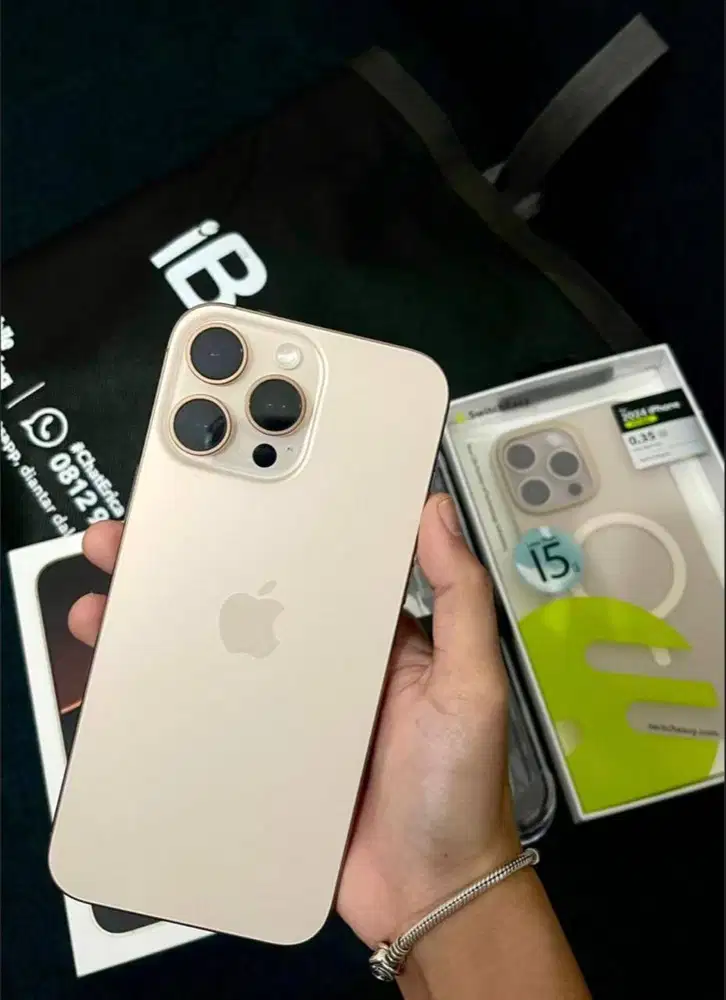 Iphone 16 Promax 256GB Desert Titanium Mulus (EX IBOX)