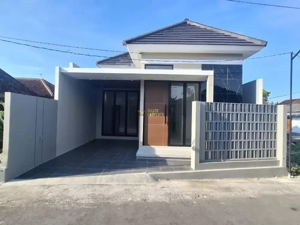 RUMAH SIAP HUNI DESAIN CANTIK, 9 MENIT KE RSI PDHI JOGJA