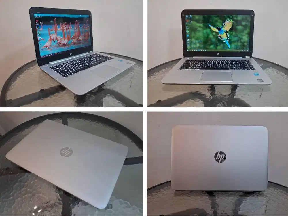 Laptop HP Envy 14 i7 8GB SSD 256GB DualVGA render Nvidia Mulus Garansi