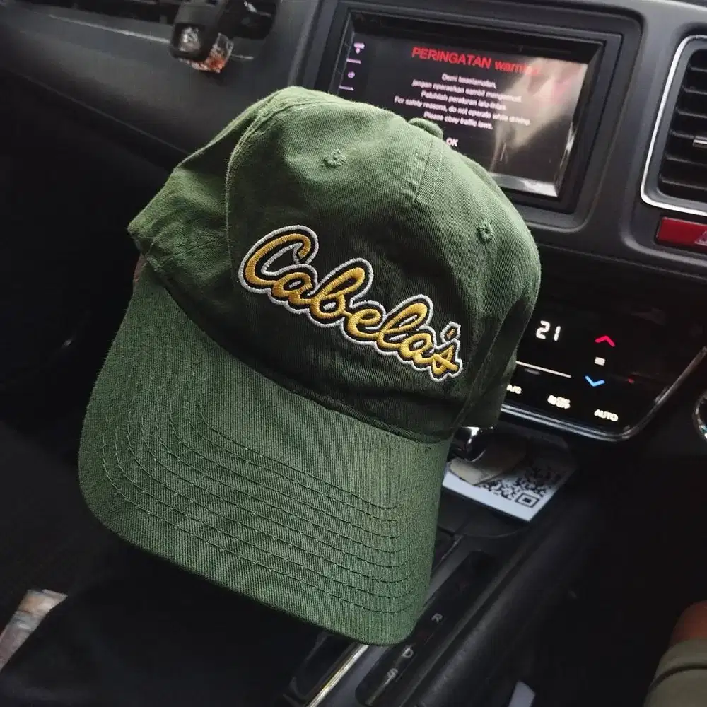 CABELAS - Topi Caps Hat Green Yellow
