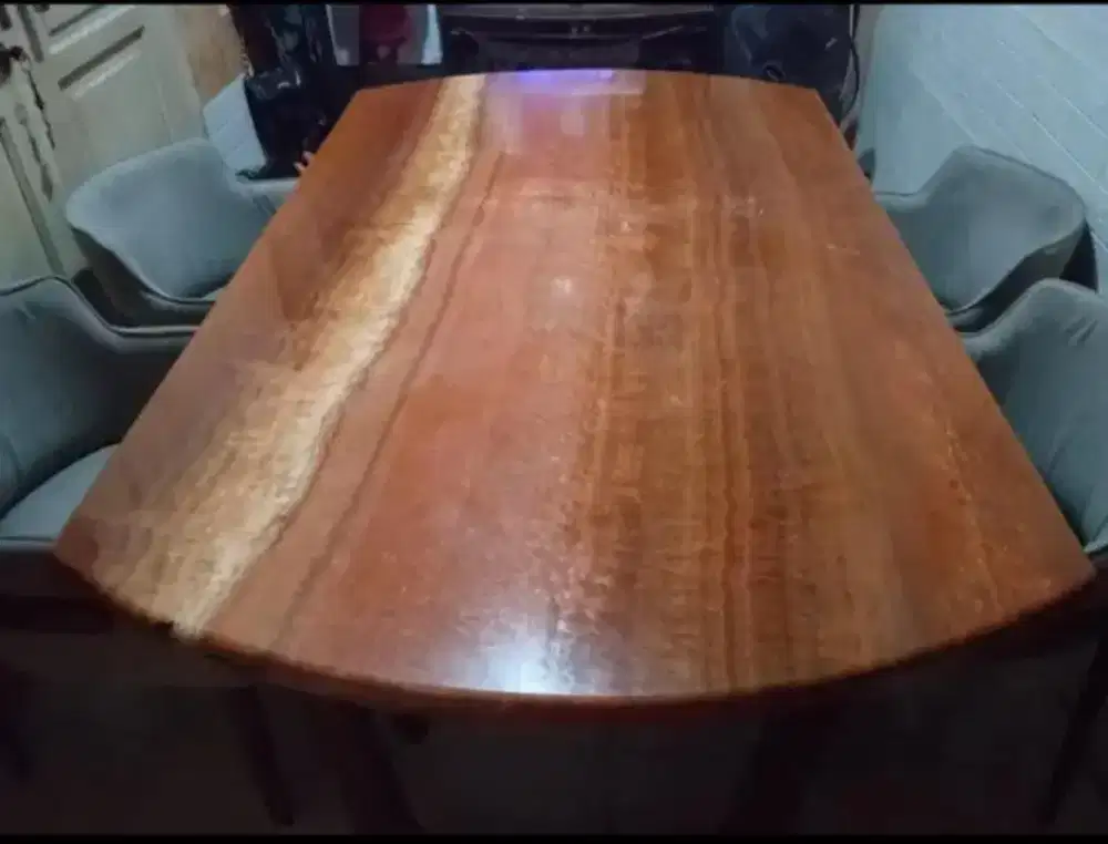 Meja marmer tanpa kursi bekas antik sangat berat