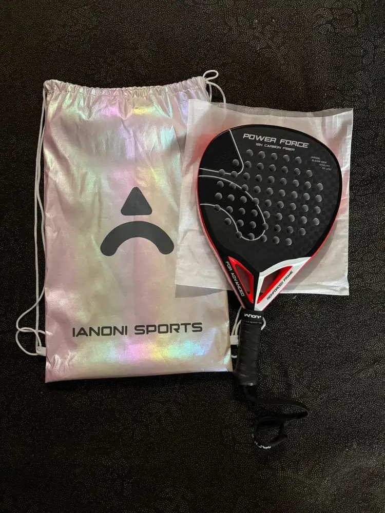 JUAL CEPAT RAKET PADEL IANONI SUPER POWER 12K CARBON FIBER BARU