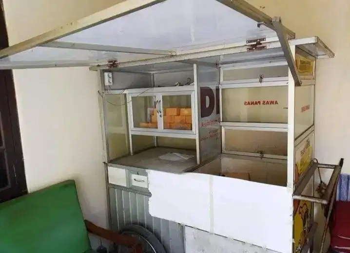 Gerobak jualan bahan allumunium jual murah