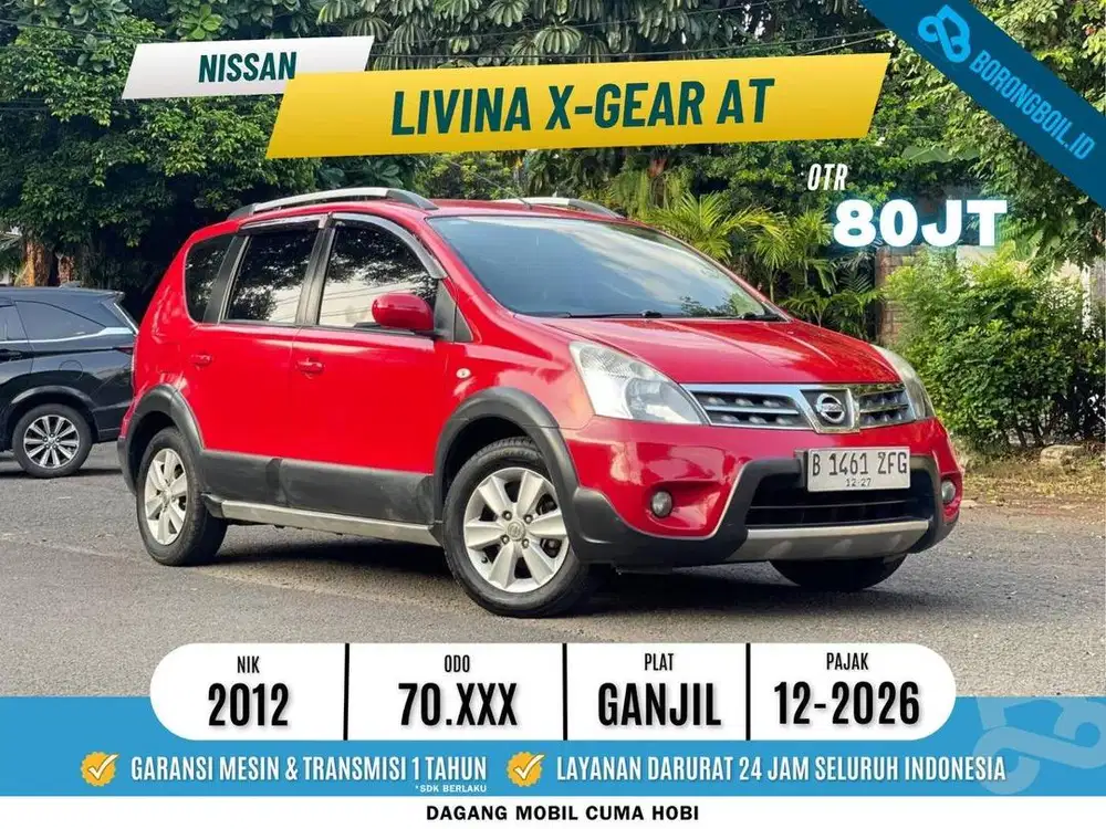 MOBIL MATIC MURAH!!LIVINA XGEAR AT 2012 SIAP PAKAI