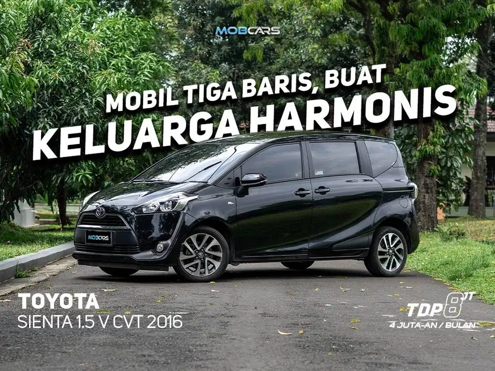 SIENTA 1.5 V AT MATIC 2016 FREE SMART TV ANDROID 32INCH