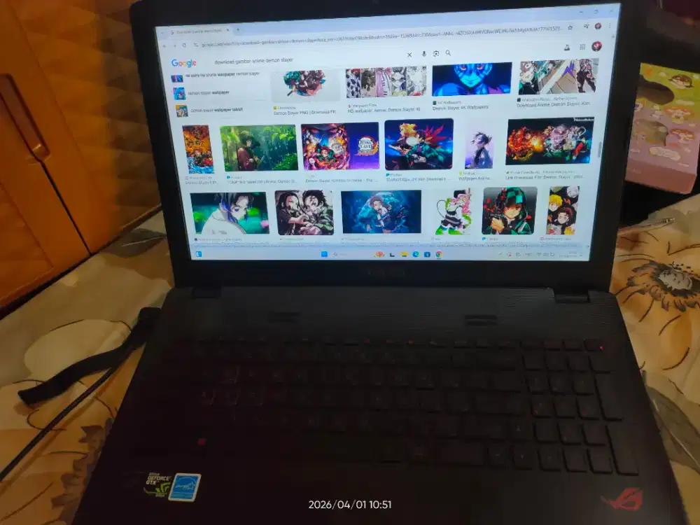 Laptop Asus rog gl552j