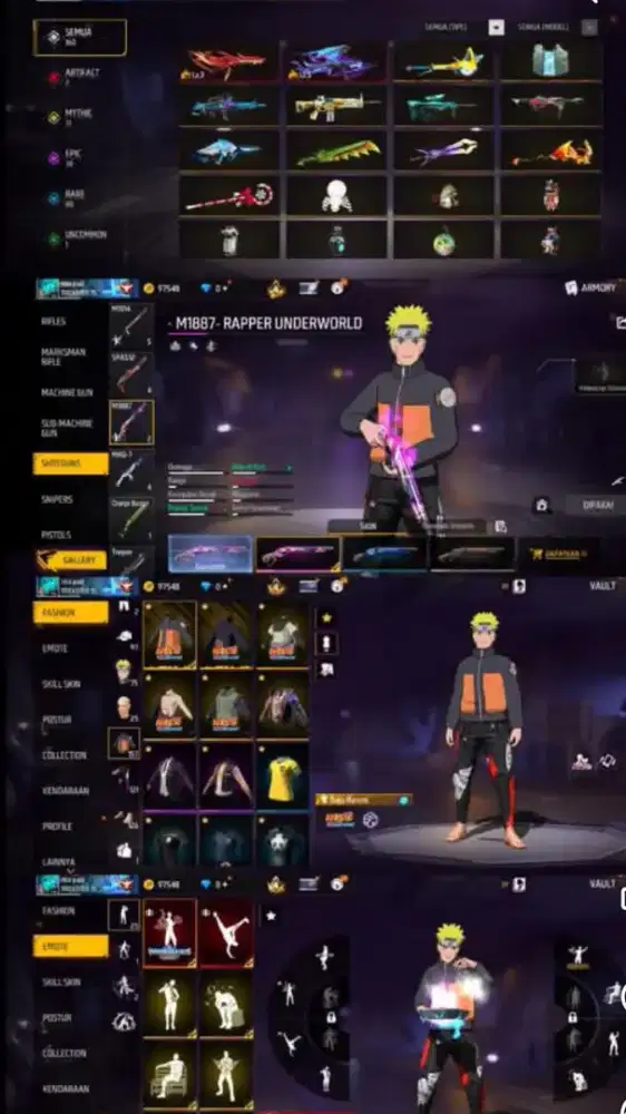 Jual akun ff aman dan amanah