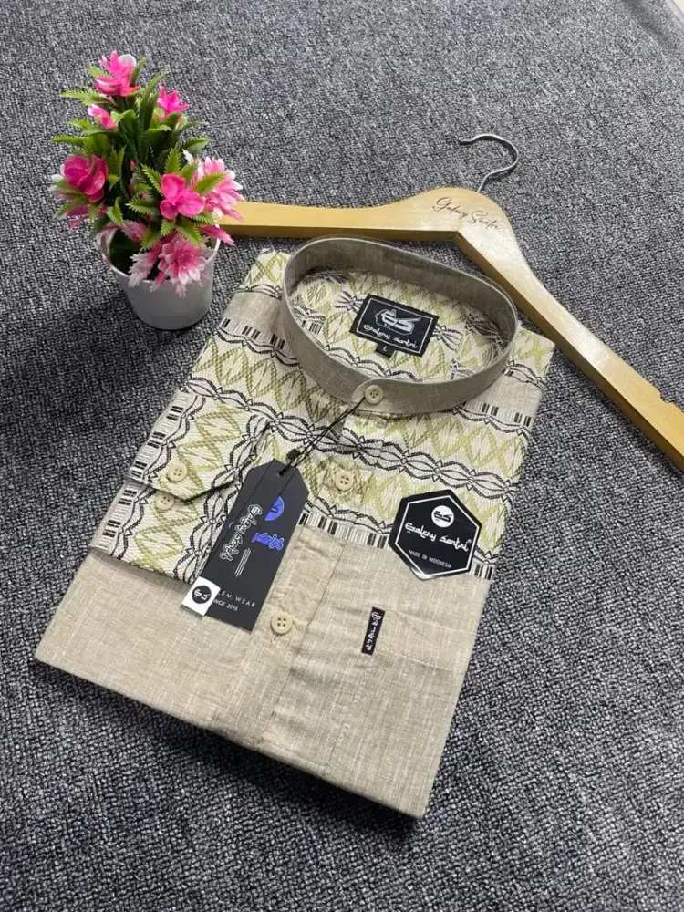 KEMEJA KOKO - KEMKO SHANGHAI SALUR - KATUN MADINA PREMIUM