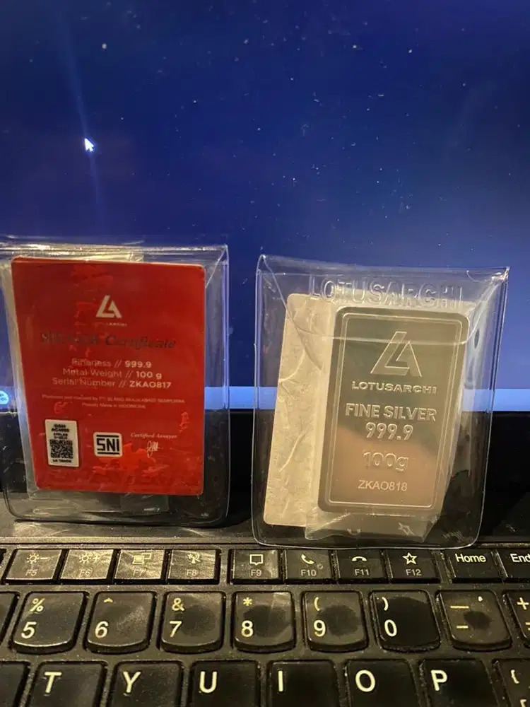 Perak silver lotus archi 100 gram