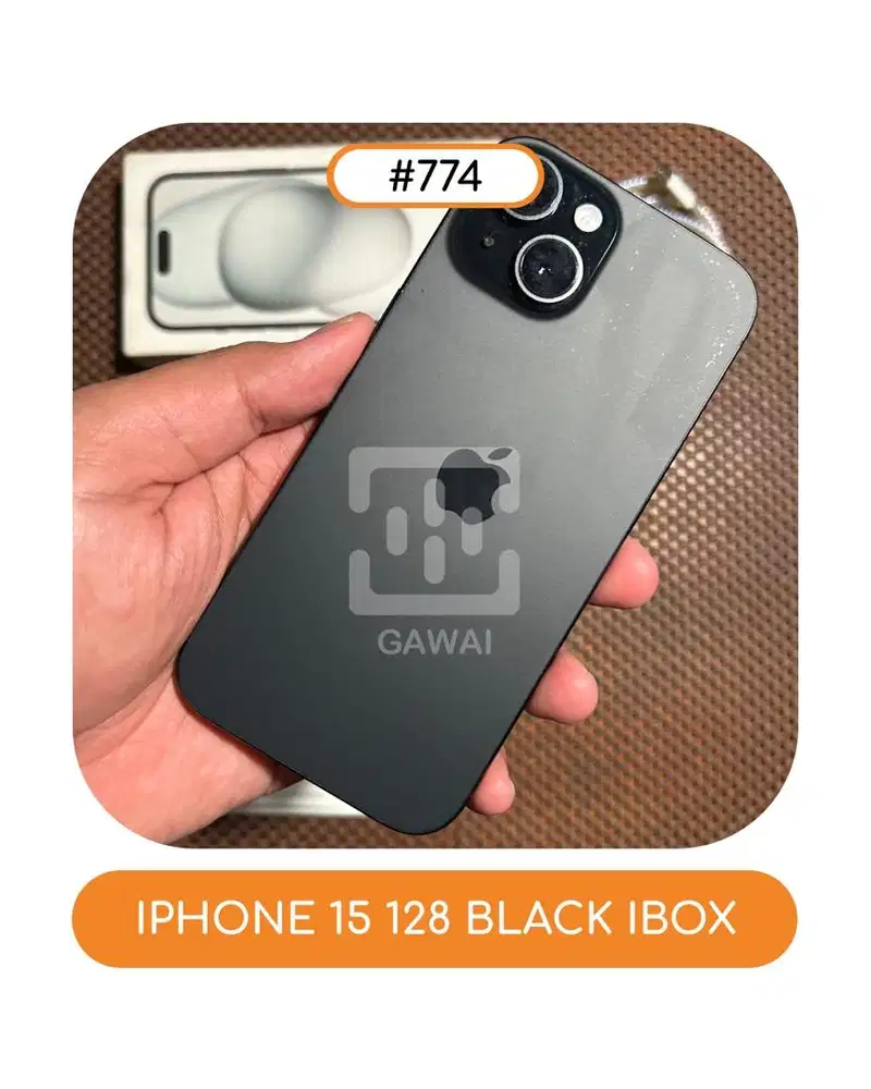 #774 Iphone 15 Black 128 Ibox BH 86%