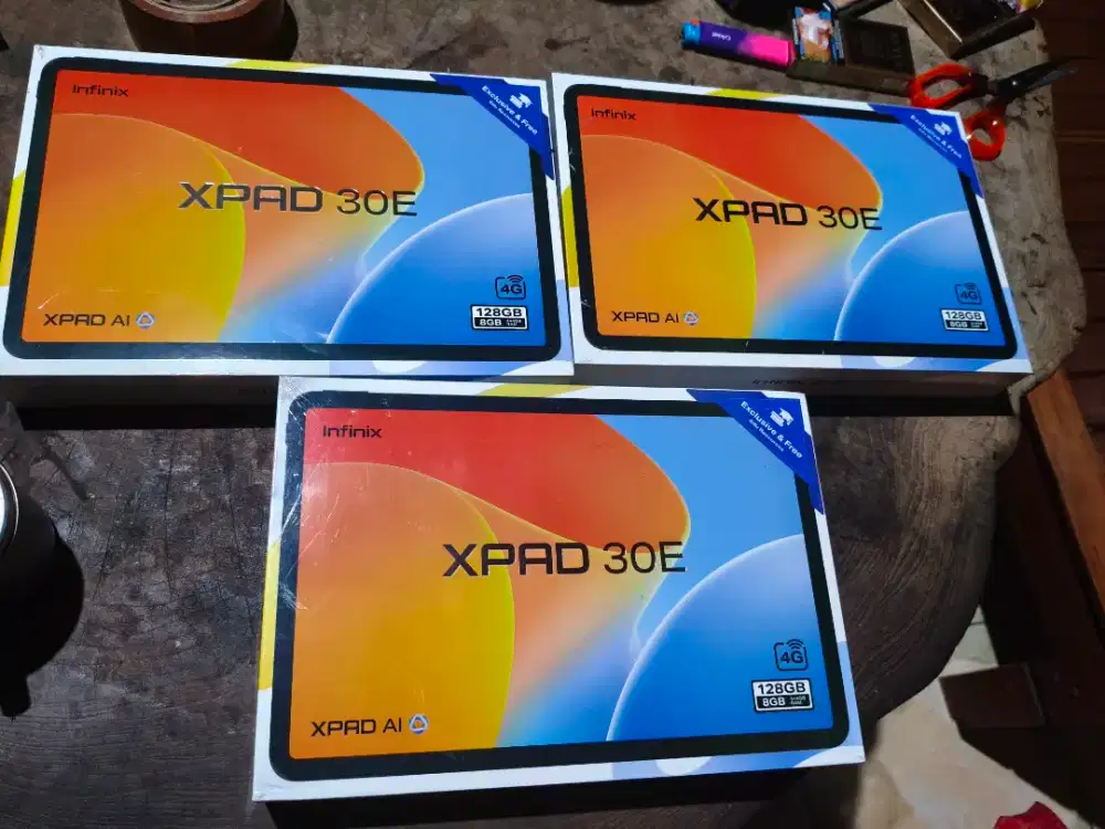 Infinix XPAD 30E 4+4/128GB kondisi baru garansi resmi 1 tahun