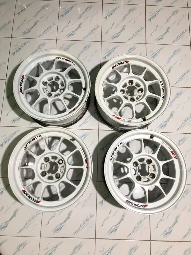 Velg venom zero ring 15 cocok untuk calya agya jazz brio agya