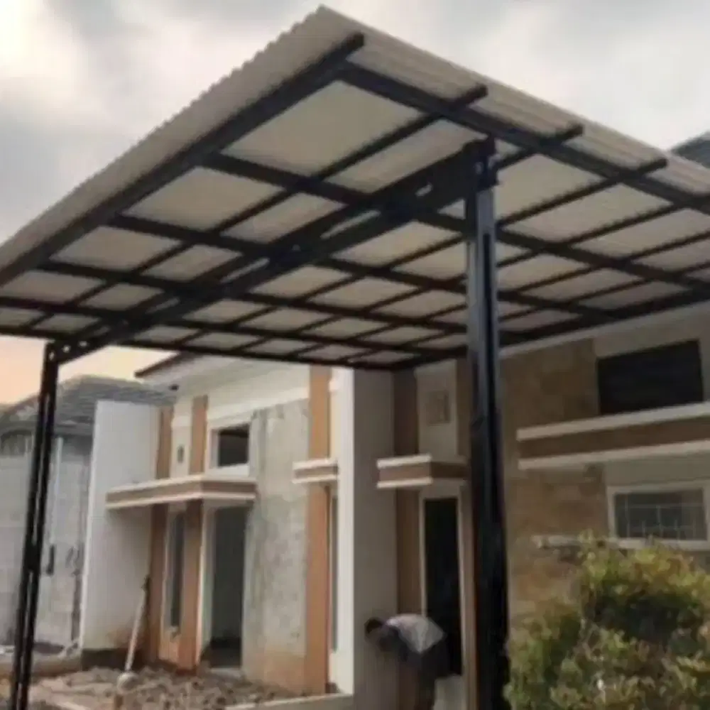 Kanopi alderon minimalis modern