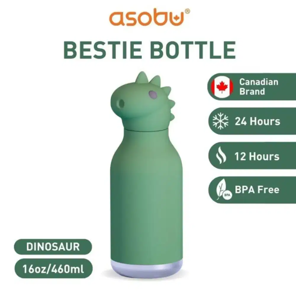 ASOBU BESTIE BOTTLE 460ML Dinosaur