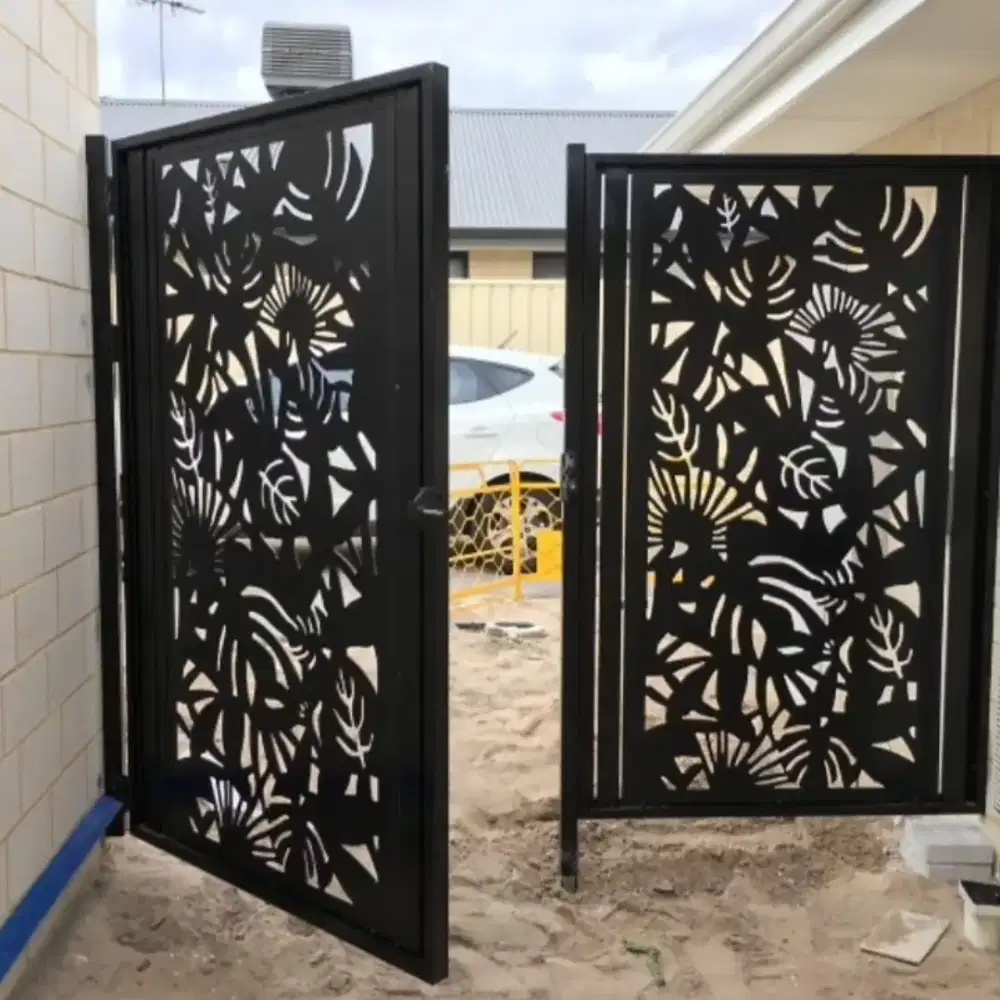 Pagar cutting lacer minimalis