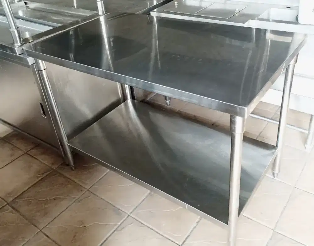 Meja prepare stainlesd