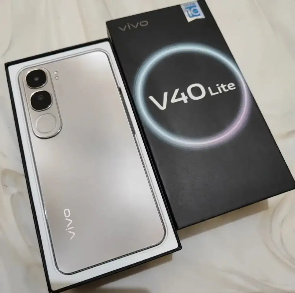 VIVO V40 Lite NFC RAM 8+8 / 256 Like New Fullset Bisa Tukar Tambah