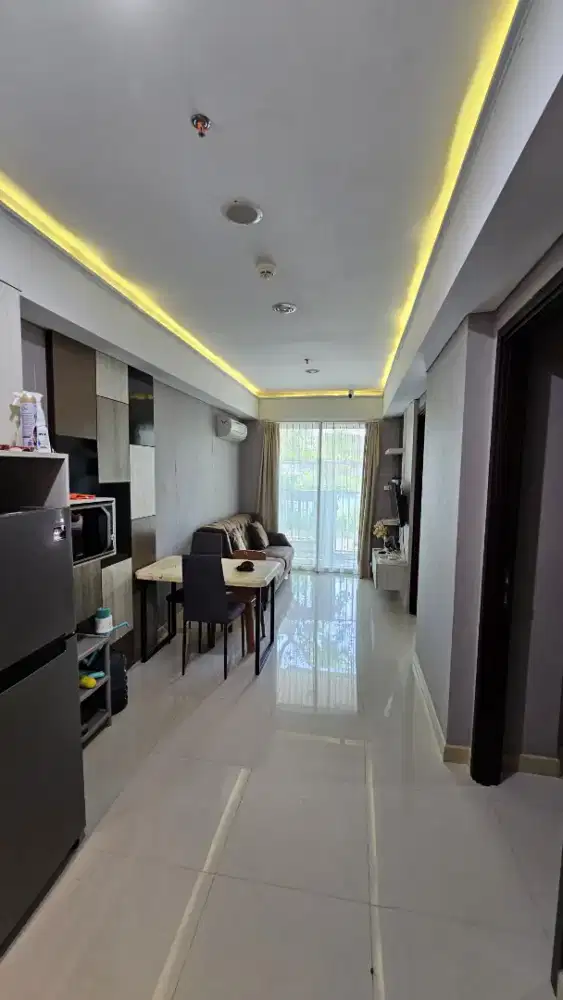 Apartemen Borneo bay 2 kamar, depan kolam renang