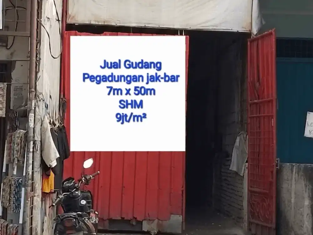Gudang Ex Scafolding Area Kalideres Jakarta Barat Strategis Ramai