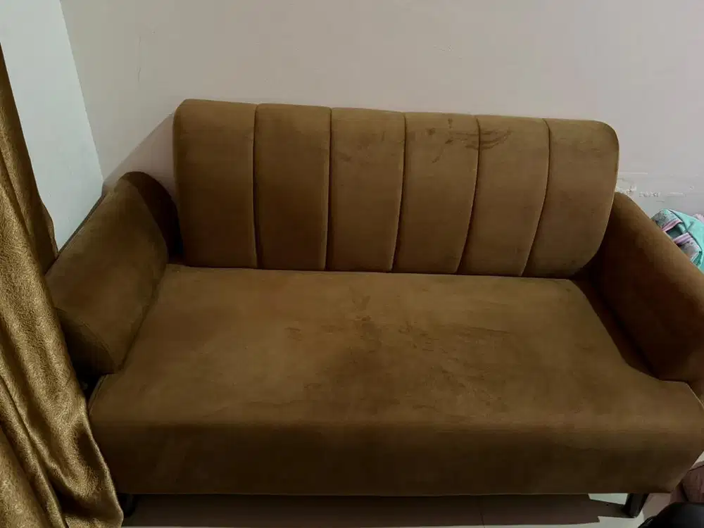 Sofa 2 seater brown