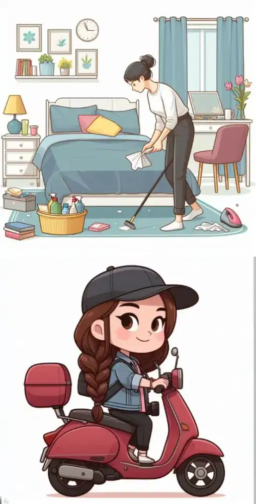 Jasa Bersih-Bersih Rumah & Antar Jemput