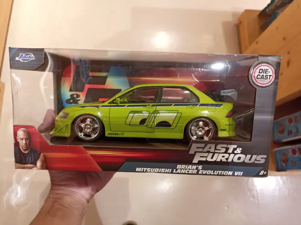 Die Cast Mitsubishi Lancer Evo 7, Fast And Furious Original