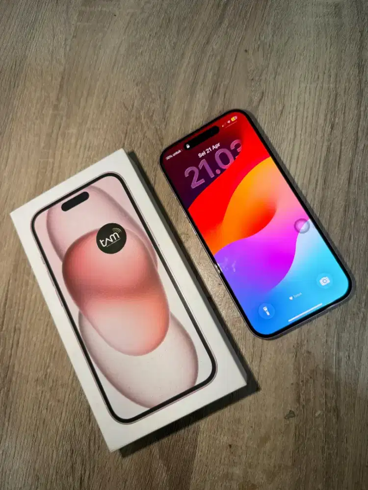 iphone 15 pink 128GB mulus