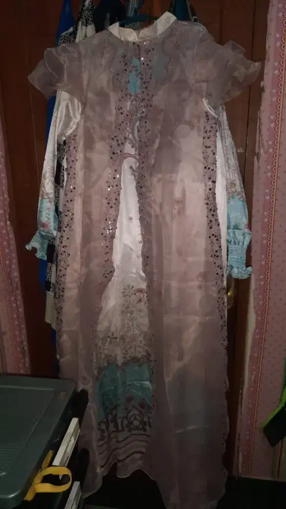 Dress wanita pesta muslim, masih baru