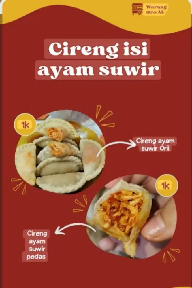 Cireng Isi ayam Suwir