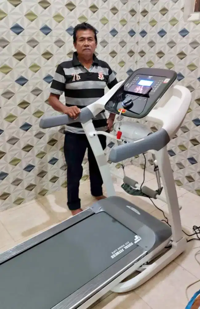 BIG TREADMILL JUMBO MEWAH TL 66 AUTOINCLINE ALAT FITNESS TOTAL GYM