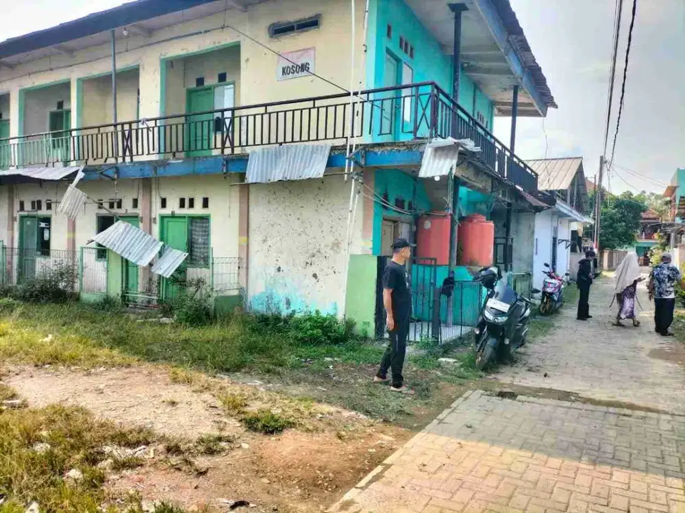 jual kontrakan 20 pintu surat SHM luas 300 m2