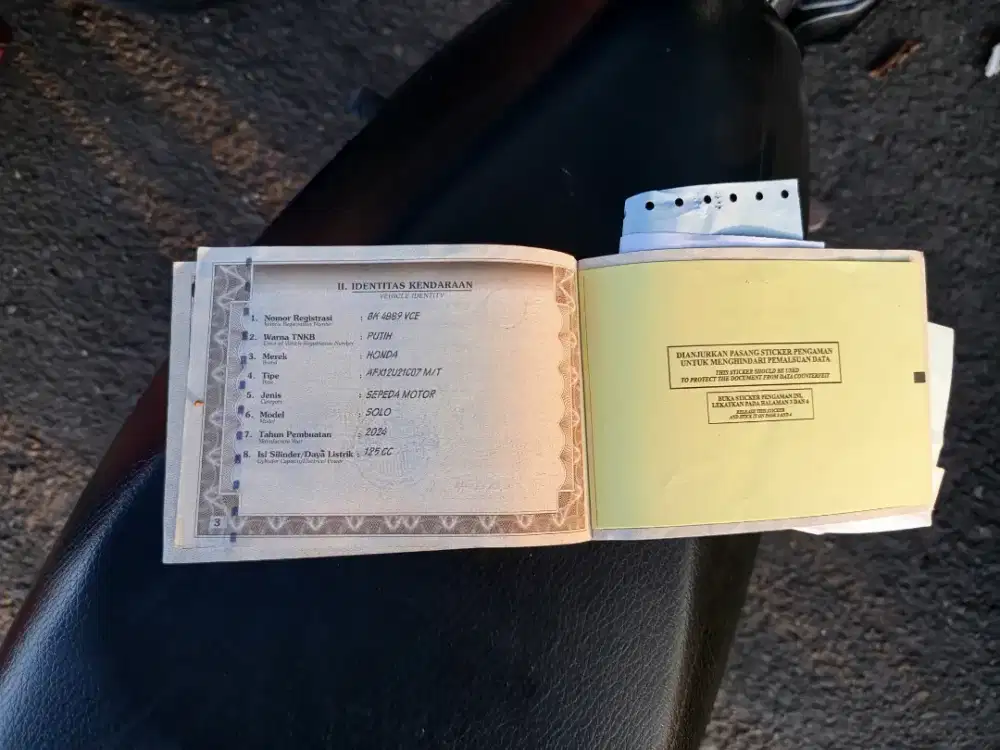 Jual honda suprax125 thn 2024