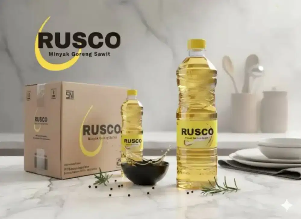 Minyak goreng Rusco & 9 emas