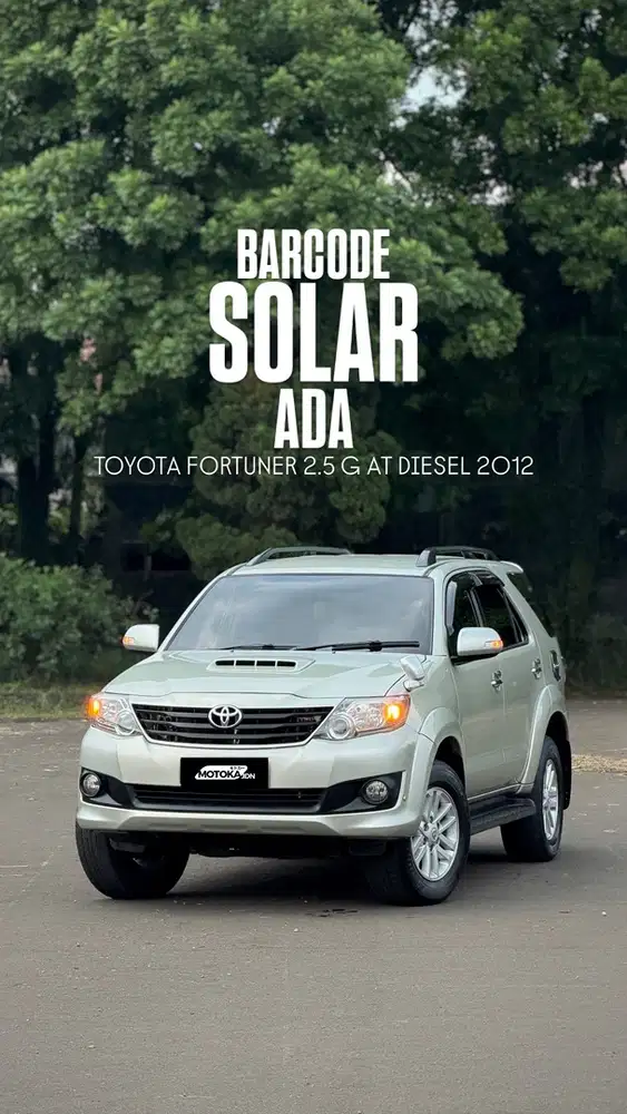 Toyota Fortuner 2.5 G Diesel 2012