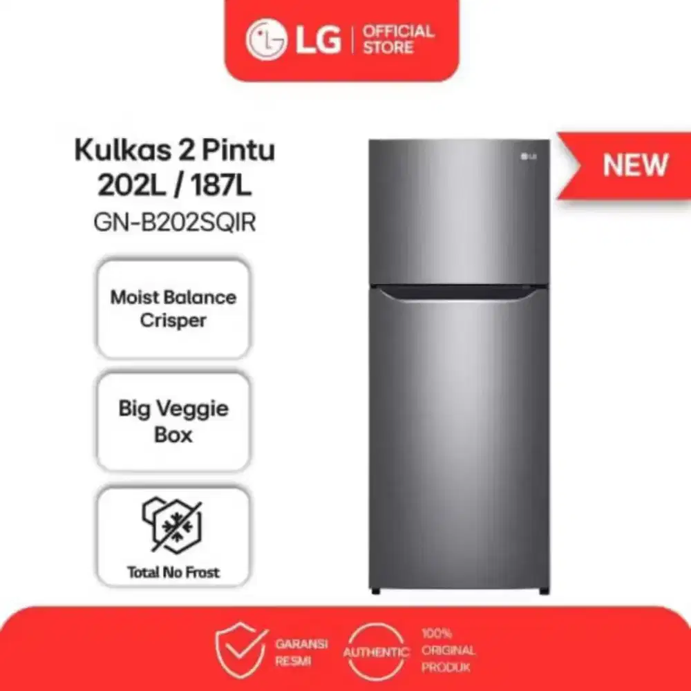 kulkas 2 pintu LG