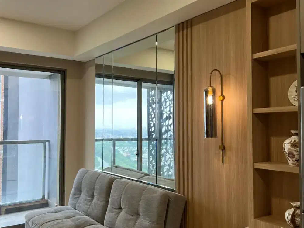 Disewa Apartemen Gold Coast PIK 1BR, 51m2, Full Furnished interior