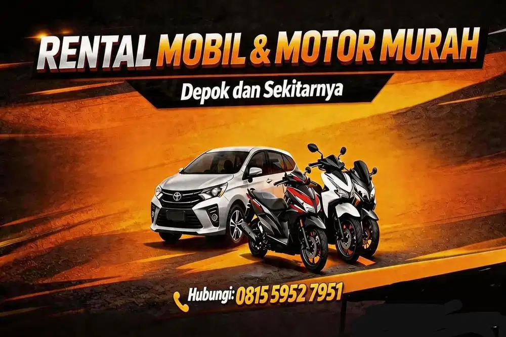 SEWA MOBIL & MOTOR DEPOK GDC MURAH