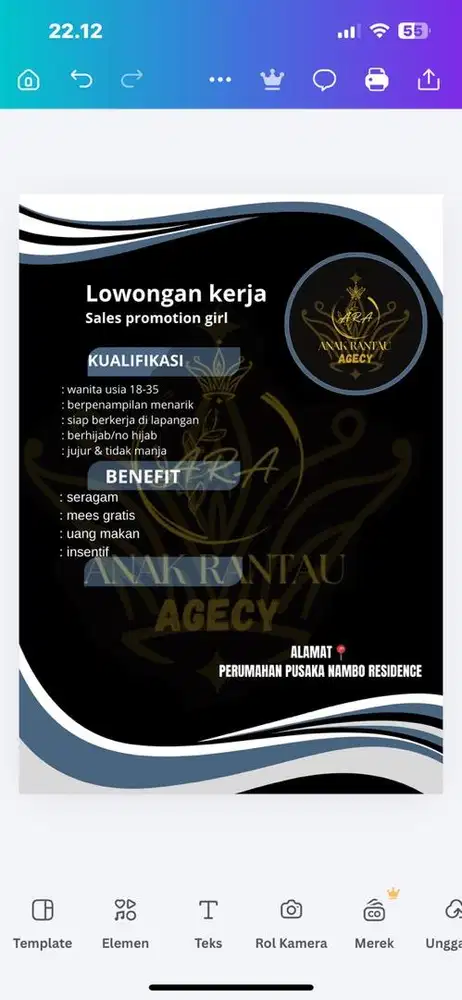 loker kusus perempuan