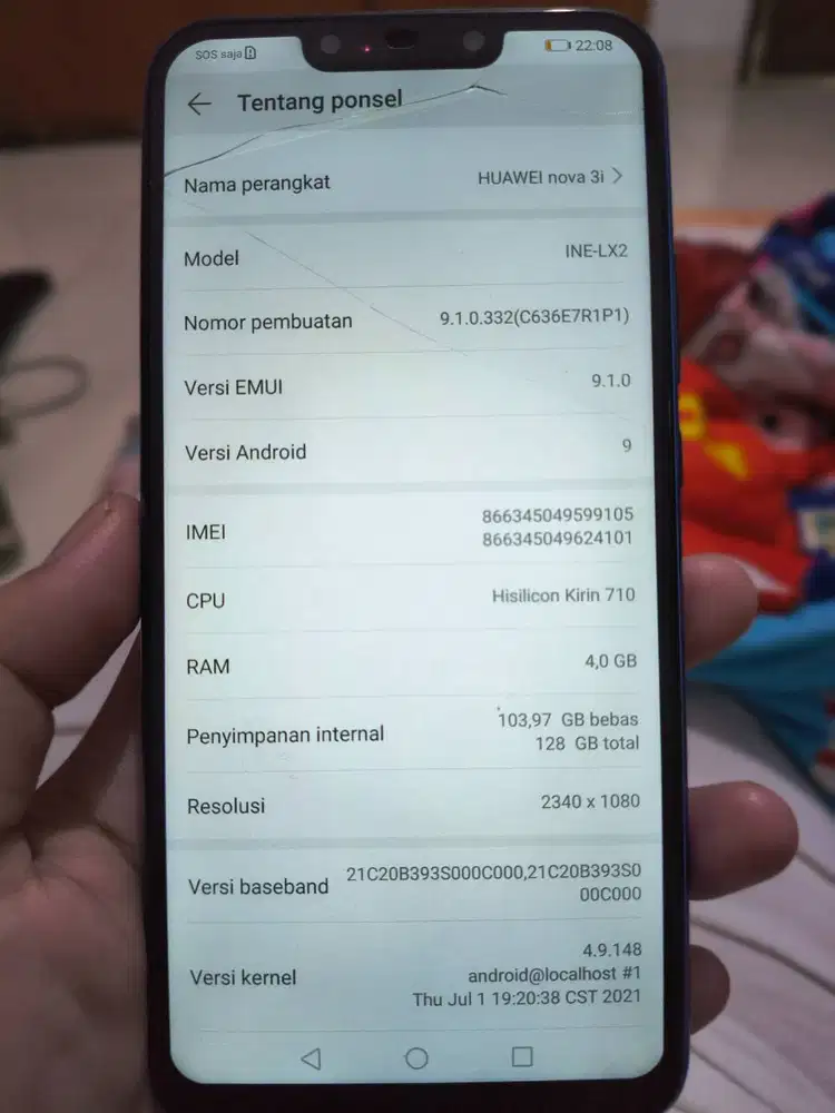 Huawei Nova 3i RAM 4/128