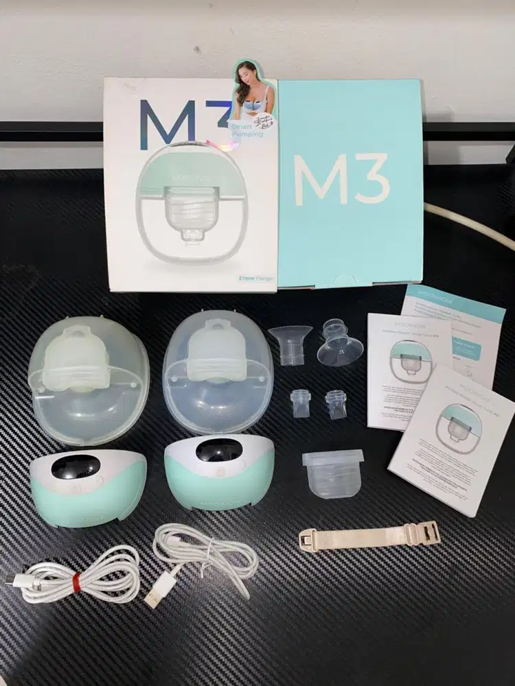 Pompa ASI Mooimom M3 (Preloved - bisa satuan atau bundle 2pcs)