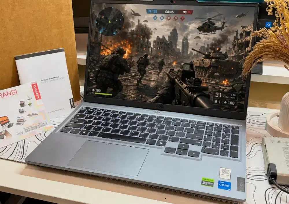 Lenovo LOQ 15iAX9 Core i5-12450HX Ram 12GB RTX3050 6GB Garansi 1thn