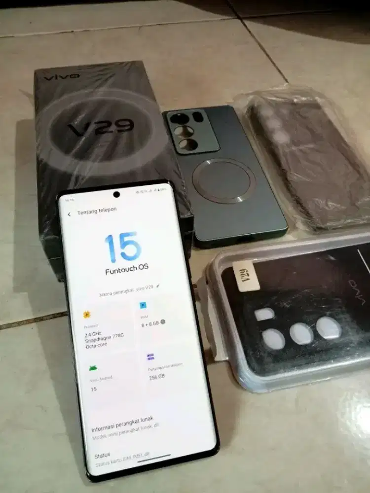 Vivo V29 5G 8/256 fullset mulus bisa TT