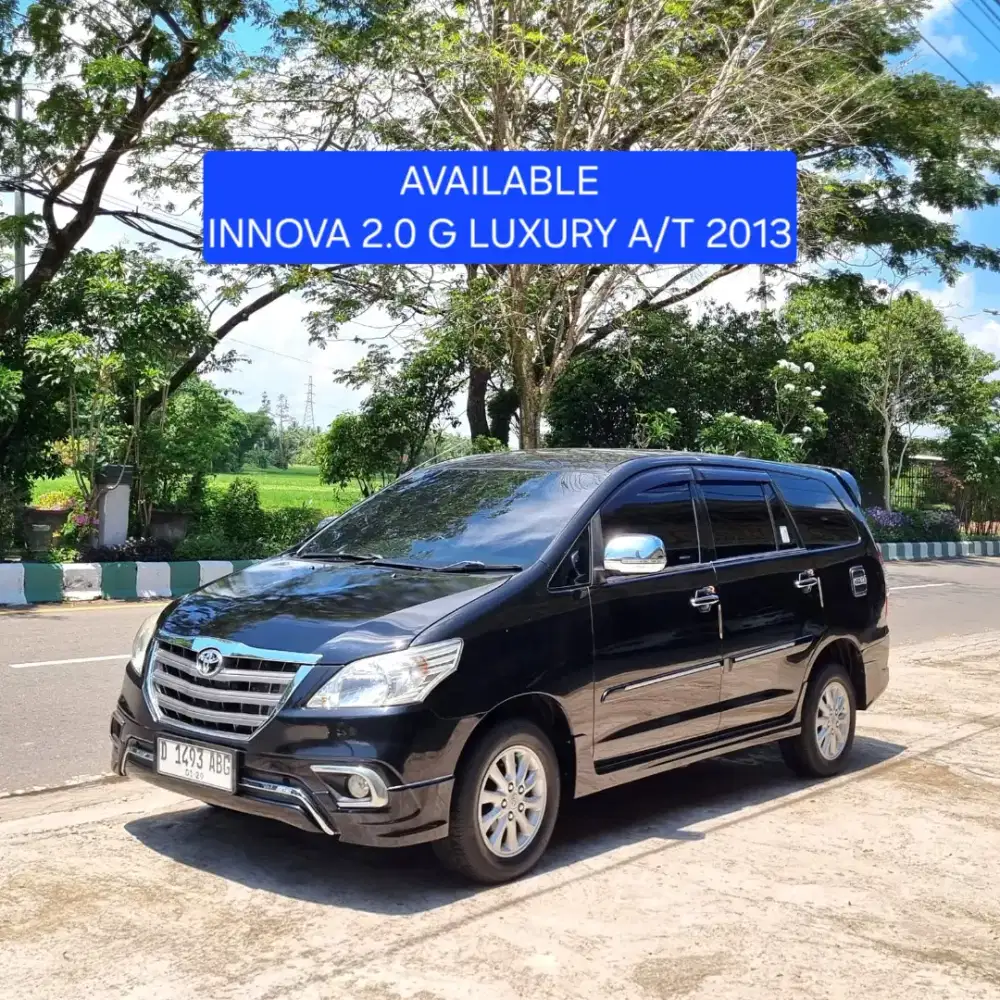 Toyota Innova 2.0 G luxury A/T 2013