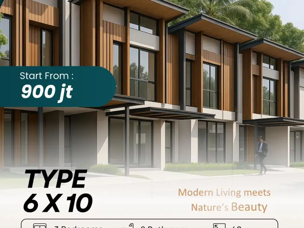 DIJUAL RUMAH THE FLORITZ ASTHARA SKYFRONT CITY HARGA START FROM 900JT