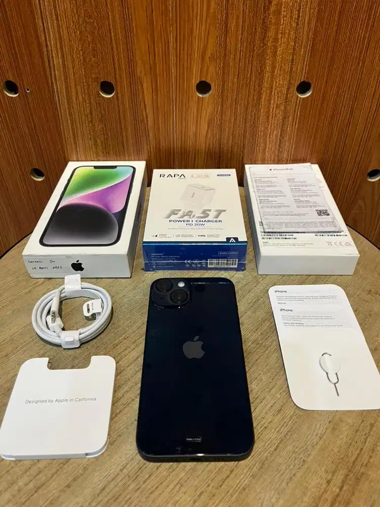Second iBox Garansi On iPhone 14 128GB Midnight Fullset