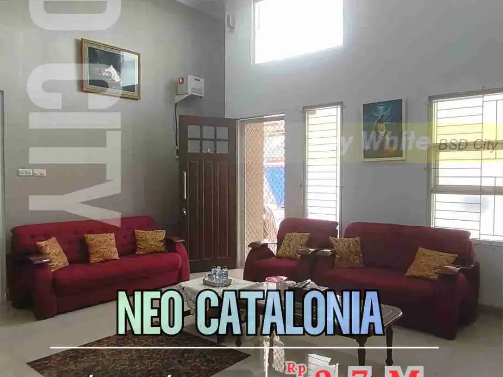 Rumah Hook di Neo Catalonia BSD City Dekat Tol Dan Stasiun KRL