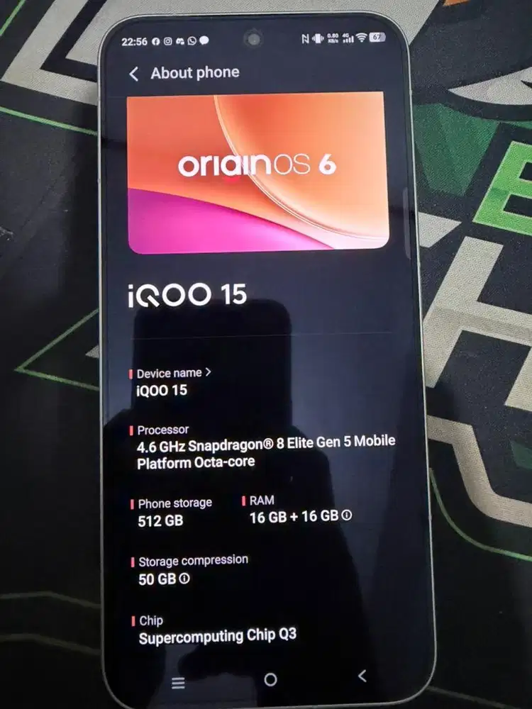 Iqoo 15 16/512GB White