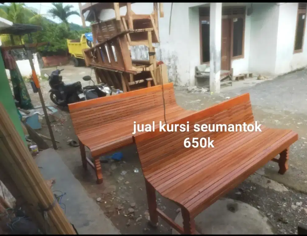 Jual kursi santai Tirai gulung tangga kayu dan laen2